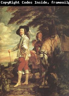 Anthony Van Dyck Charles I King of England Hunting (mk05)