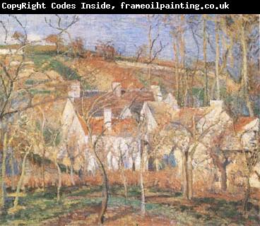 Camille Pissarro Red Roofs(Village Cornet,Impression of Winter) (mk09)