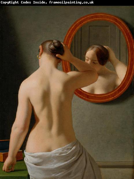 Christoffer Wilhelm Eckersberg Nude (Morning Toilette) (mk09)