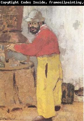 Edouard Vuillard Portrait of Toulouse-Lautrec (mk09)