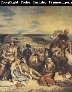 Eugene Delacroix Scenes of the Massacres of Scio;Greek Families Awaiting Death or Slavery (mk05)