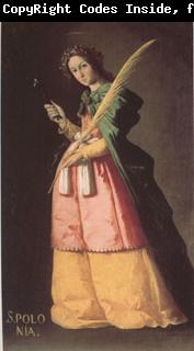 Francisco de Zurbaran St Apollonia (mk05)