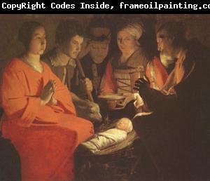 Georges de La Tour The Adoration of the Shepherds (mk05)