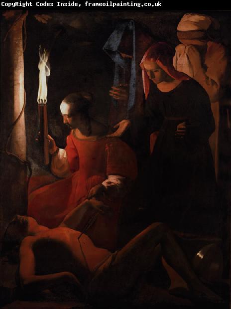 Georges de La Tour St Sebastian Attended by St Irene (mk08)