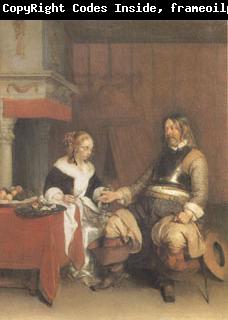 Gerard Ter Borch The Military Admirer (mk05)