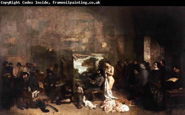 Gustave Courbet The Painter's Studio A Real Allegory (mk09)