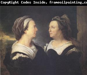 Hyacinthe Rigaud Madame Rigaud Mother of the Artist in Two Different Positions (mk05)