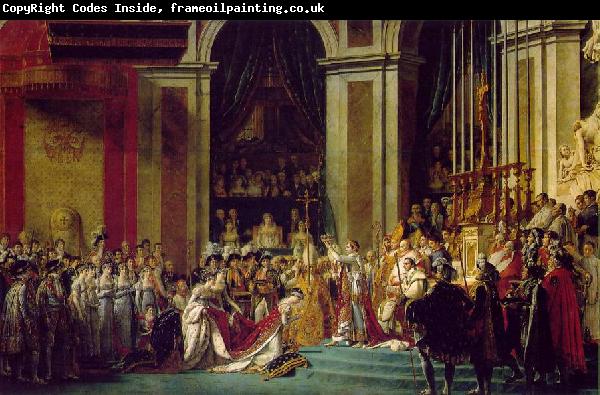 Jacques-Louis David The coronation of Napoleon and Josephine (mk02)