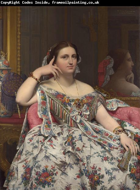 Jean Auguste Dominique Ingres Madame Moitessier Seated (mk09)