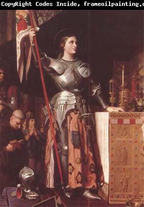 Jean Auguste Dominique Ingres Joan of Arc at the Coronation of Charles VII in Reims Cathedral (mk09)