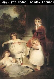 LAWRENCE, Sir Thomas The Children of John Angerstein John Julius William (1801-1866)Caroline Amelia (b.1879)Elizabeth Julia and Henry Frederic (mk05)