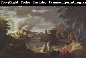 Nicolas Poussin Orpheus and Eurydice (mk05)