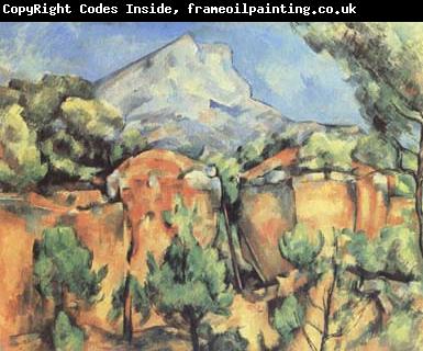 Paul Cezanne Mont Sainte-Victoire Seen from the Quarry at Bibemus (mk09)