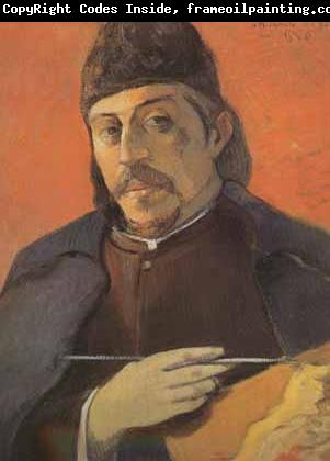 Paul Gauguin Portrait of the artist with a palette (mk07)