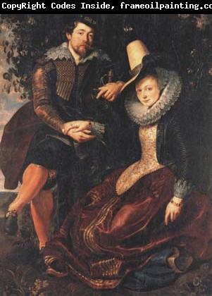 Peter Paul Rubens Selbstbildnis mit Isabella Brant in der Geibblattlaube (mk05)