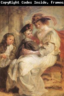 Peter Paul Rubens Helene Fourment and Her Children,Claire-Jeanne and Francois (mk05 )