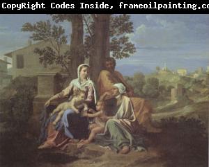 Poussin The Holy Family in a Landscape (mk05)