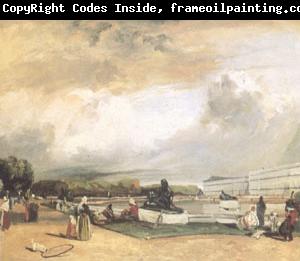 Richard Parkes Bonington The Parterre d'Eau at Versailles (mk05)