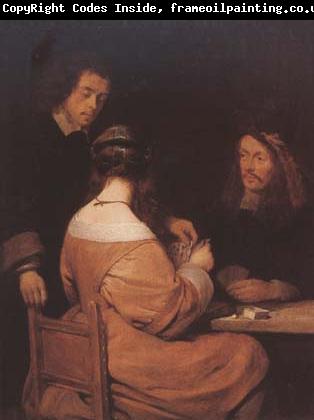 TERBORCH, Gerard The Card-Players (mk08)