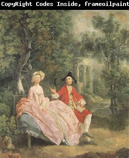 Thomas Gainsborough Conversation in a Park(perhaps the Artist and His Wife) (mk05)