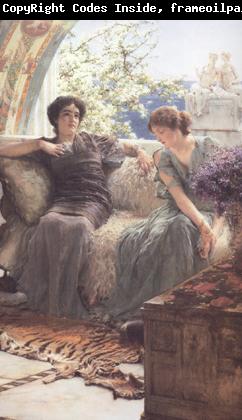 Alma-Tadema, Sir Lawrence Unwelcome Confidence (mk23)