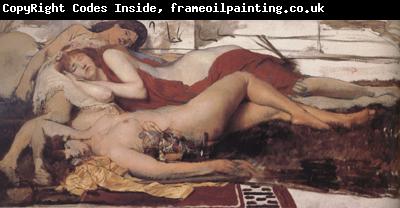 Alma-Tadema, Sir Lawrence Exhausted Maenides (mk23)