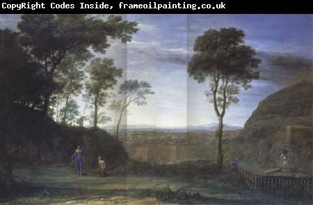 Claude Lorrain Landscape with Christ and the Magdalen (mk17)