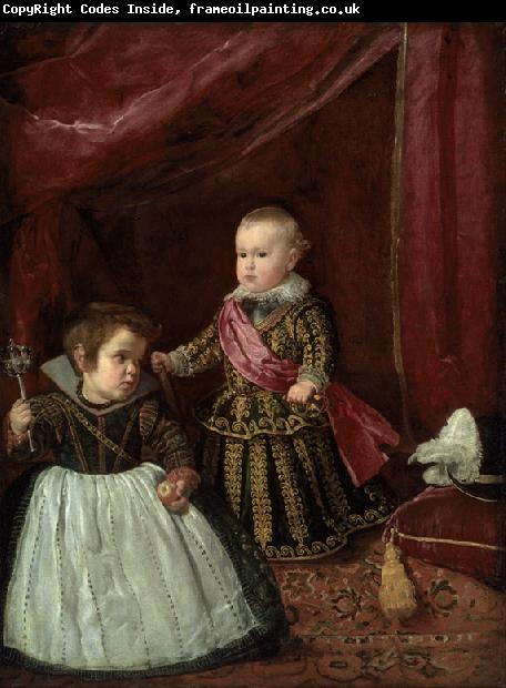 Diego Velazquez Prince Baltasar Carlos with a Dwarf (df01)