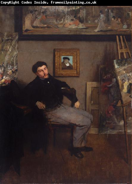 James Tissot Tissot in an artist's studio (nn01)