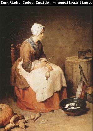 Jean Baptiste Simeon Chardin The Kitchen Maid (mk08)