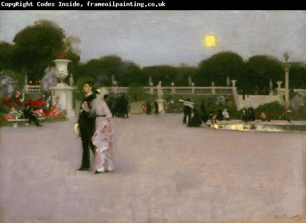 John Singer Sargent The Luxembourg Gardens at Twilight (mk18)