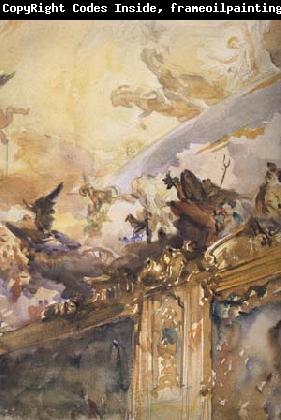 John Singer Sargent Tiepolo Ceiling,Milan (mk18)