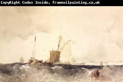 Richard Parkes Bonington At the English Coast (mk22)