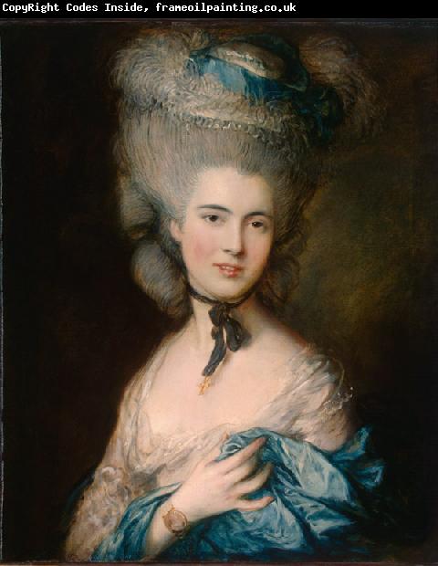 Thomas Gainsborough Woman in Blue (mk08)