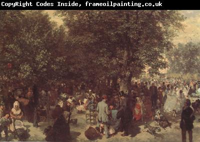 Adolph von Menzel Afternoon in the Tuileries Garden (nn02)