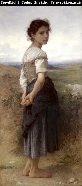 Adolphe William Bouguereau The Young Shepherdess (mk26)