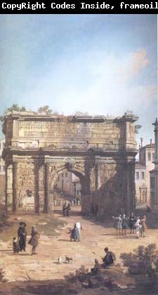 Canaletto Rome The Arch of Septimius Severus (mk25)