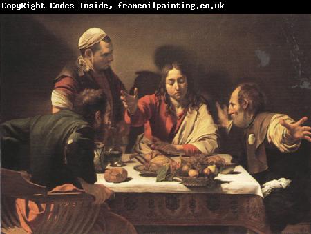 Caravaggio Supper at Emmans (mk33)