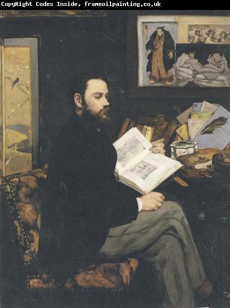 Edouard Manet Portrait d'Emile Zola (mk40)