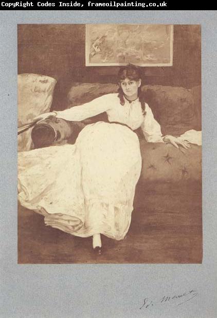 Edouard Manet Photographie d'apres le tableau,Le repos (mk40)