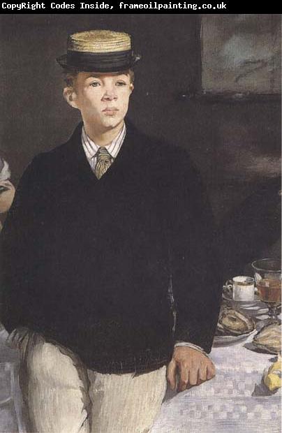 Edouard Manet Le dejeuner dans l'atelier (detail) (mk40)