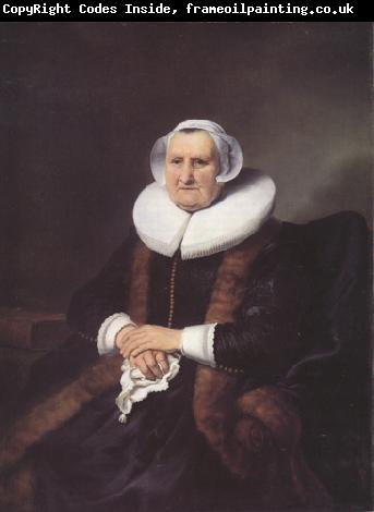 Ferdinand bol Portrait of Elisabeth Facobsdr.Bas (mk33)