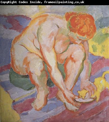 Franz Marc Nude with  Cat (mk34)