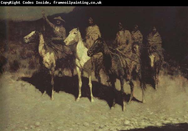 Frederic Remington Who Comes There (mk43)