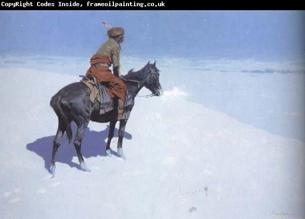 Frederic Remington The Scout:Frends or Foes (mk43)