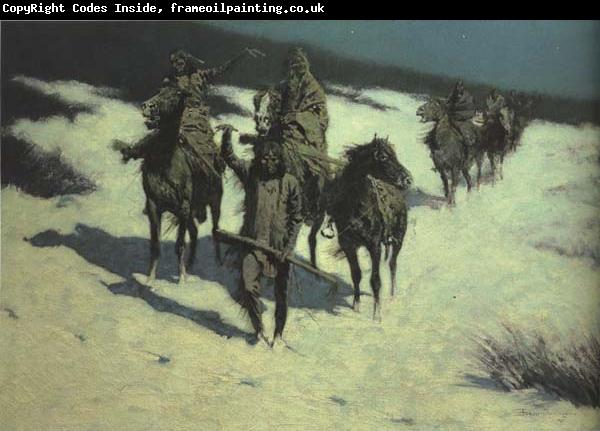 Frederic Remington Trail of the Shod Horse (mk43)