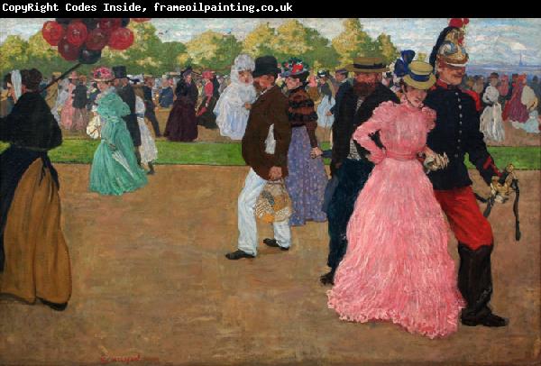 Henri Evenepoel Sunday Promenade at Saint-Cloud (nn02)