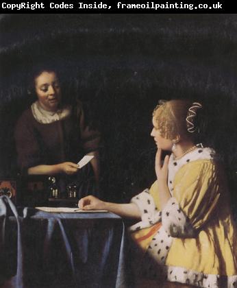 Jan Vermeer Misterss and Maid (mk30)