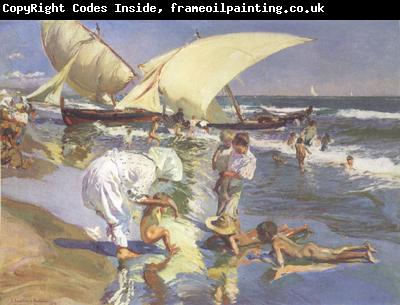 Joaquin Sorolla Beach of Valencia by Morning Light (nn02)