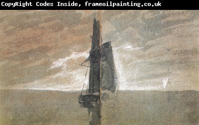 Joseph Mallord William Turner Sailing vessel at sea (mk31)